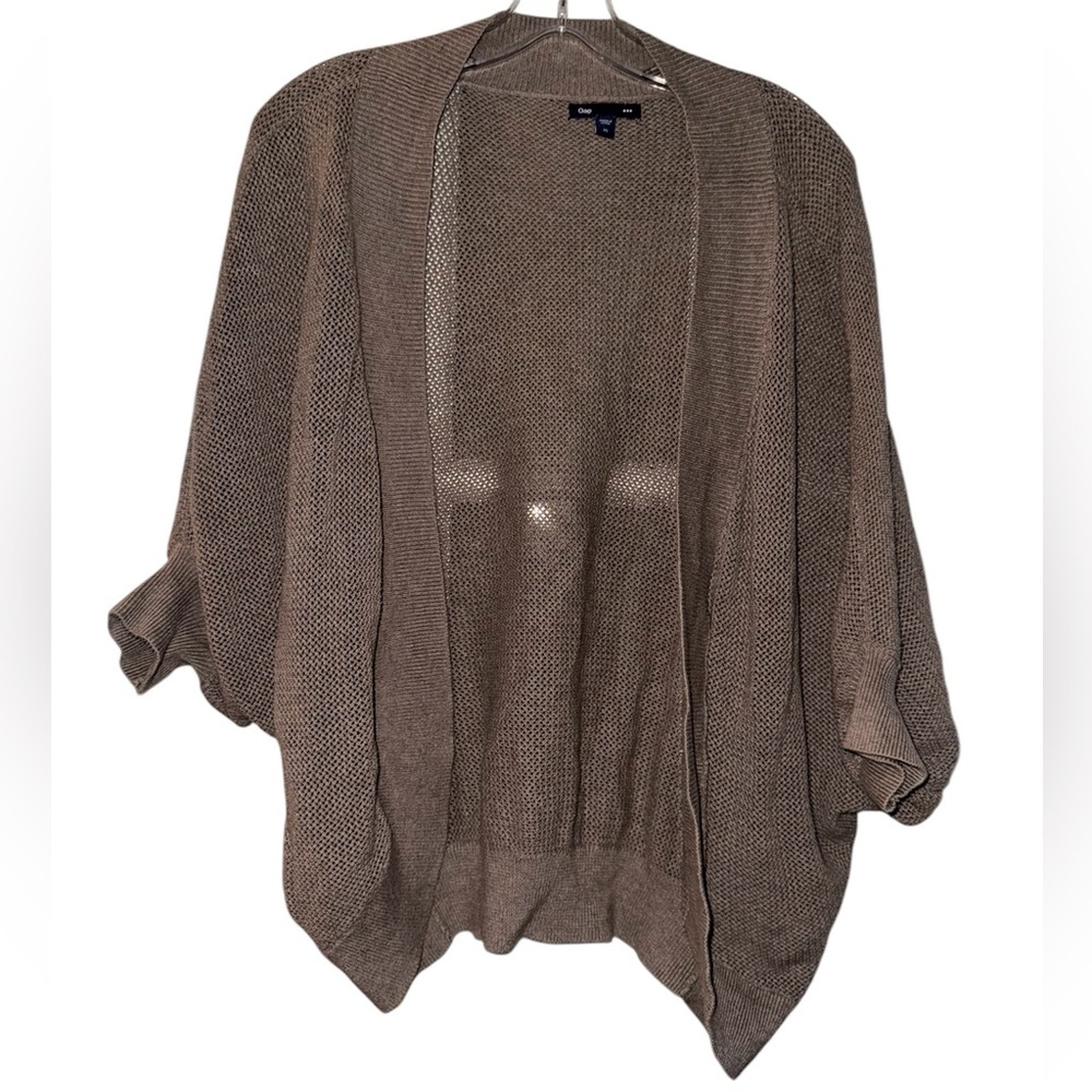 Gap Brown Knit Lightweight Cardigan Sweater XS